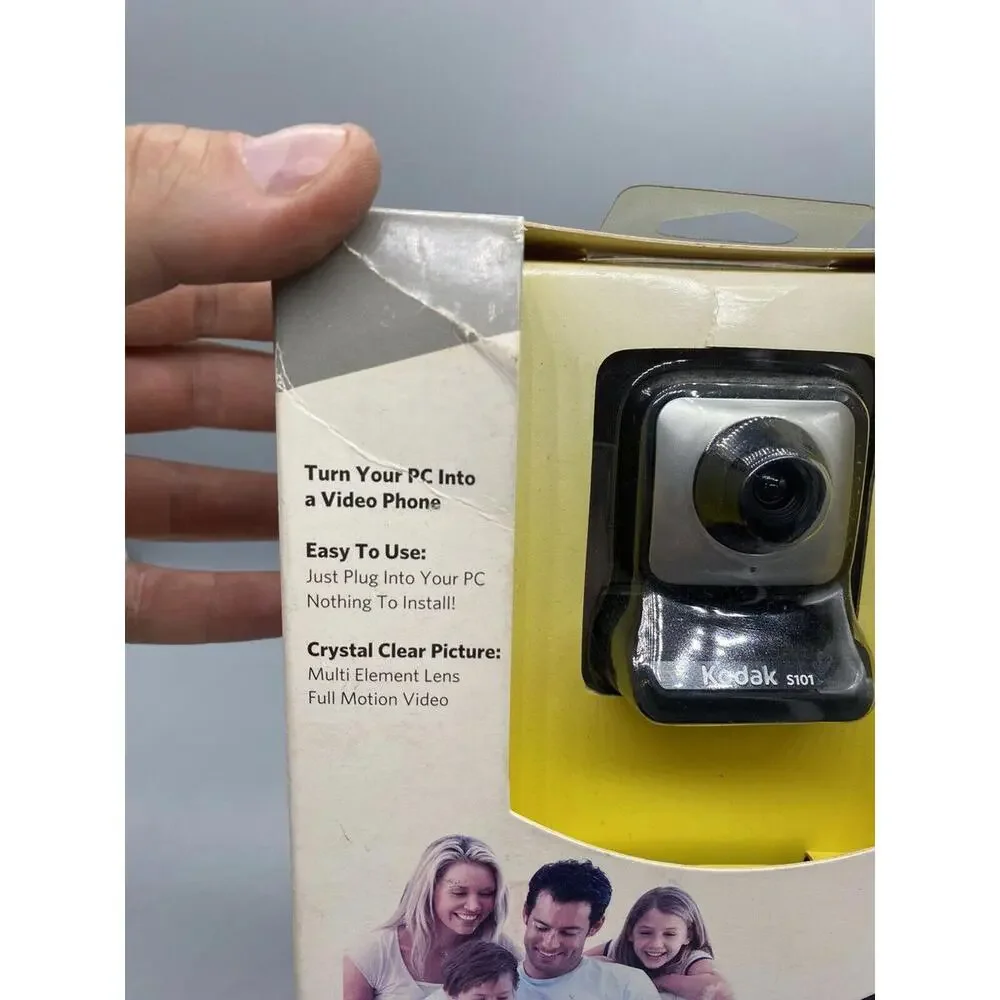 Kodak Webcam Built In Microphone S101 New in Package Mac or Windows Free Ship